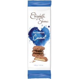 Elizabeth Shaw Milk Chocolate Coconut Biscuits 140g Elizabeth Shaw Milk Chocolate Coconut Biscuits 140g