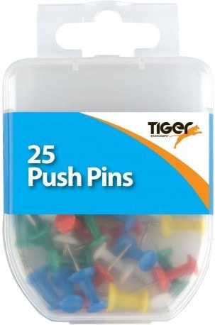 Essential 25 Push Pins (301583)