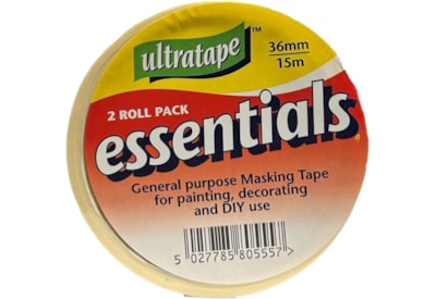 Ultratape Masking Tape 36mmx15m - 2 Pack Ultratape Masking Tape 36mmx15m - 2 Pack