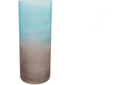 Sifcon Teal Ombre Vase Large 30x12 Sifcon Teal Ombre Vase Large 30x12