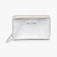 Lappella Eva Leather Round Zip Sml Purse Silver Lappella Eva Leather Round Zip Sml Purse Silver