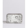 Lappelle Eva Small Zip Round Black Snake Purse