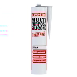 Evo-stik Multi Purpose Silicone Sealant Black Evo-stik Multi Purpose Silicone Sealant Black