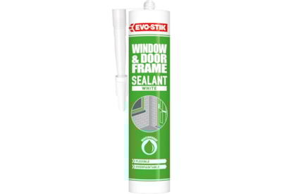 Evo-stik Window & Door Sealant White Ct20 350ml Evo-stik Window & Door Sealant White Ct20 350ml