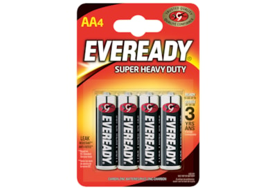 Eveready Super Zinc Aa Batteries 4s (EVR6SUPERB4)