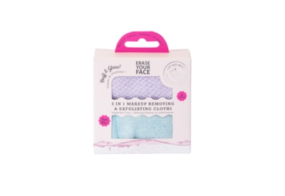Erase Your Face 2 Pack  Exfoliating Towels - Buff And Glow