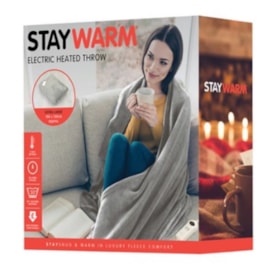 Stay Warm Xl Heated Throw Blanket 180x130cm 180cm (F2851GR)