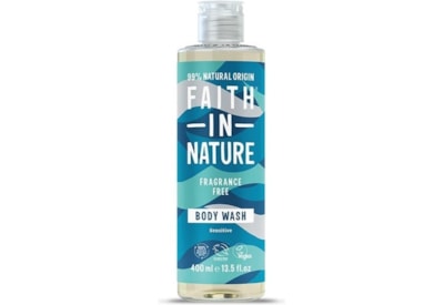 Faith In Nature Body Wash Fragrance Free 400ml