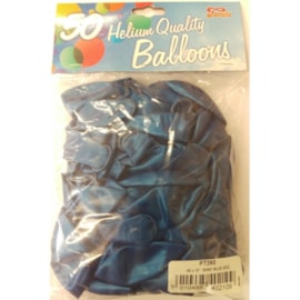 Fantasia Shiny Blue Balloons 50s 12" (PT260)