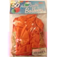 Fantasia Shiny Orange Balloons 50s 12" Fantasia Shiny Orange Balloons 50s 12"