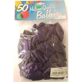 Fantasia Shiny Purple Balloons 50s 12" (PT285)
