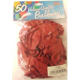 Fantasia Shiny Red Balloons 50s 12" (PT268)