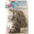 Fantasia Shiny Silver Balloons 50s 12" Fantasia Shiny Silver Balloons 50s 12"
