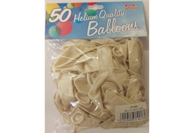 Fantasia Shiny White Balloons 50s 12" Fantasia Shiny White Balloons 50s 12"