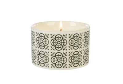 Fired Earth Ceramic Candle Black Tea & Jasmine Medium Fired Earth Ceramic Candle Black Tea & Jasmine Medium