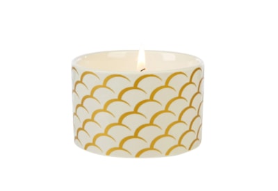 Fired Earth Ceramic Candle White Tea & Pomegranate Medium