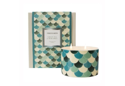 Fired Earth Multi Wick Candle Green Tea & Bergamot Large