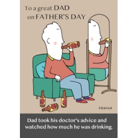 Ling Fathers Day Man Drinking Beer