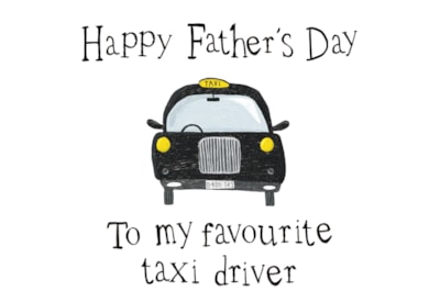 Ling Taxi Driver Fathers Day Card Ling Taxi Driver Fathers Day Card