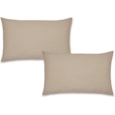 Bianca 200tc C.percale Std Pillowcase Pair Natural Bianca 200tc C.percale Std Pillowcase Pair Natural