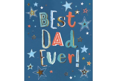 Best Dad Ever  Fathers Day Card (FKKA0234)