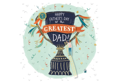 Greatest Dad Fathers Day Card (FKKA0251W)