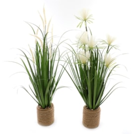 Sifcon Artificial Standing Grass With Flower 74cm (FL1200)