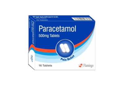 Flamingo Paracetamol Caplets 500mg 16s Flamingo Paracetamol Caplets 500mg 16s