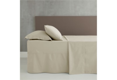 Catherine Lansfield Flat Percale Sheet Cream King Catherine Lansfield Flat Percale Sheet Cream King