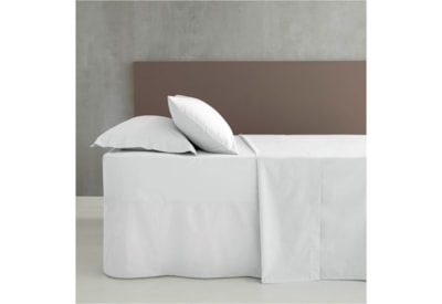 Flat Percale Sheet White Double (DFL/WH 18277)