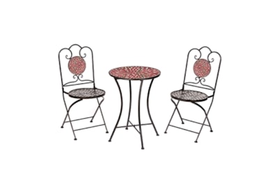 Red Leaf Tile Dordogne Green 2 Seater Bistro Set 50Cm Dia. Red Leaf Tile Dordogne Green 2 Seater Bistro Set 50Cm Dia.