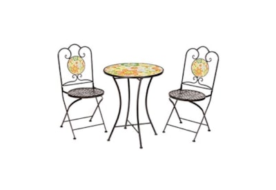 Spring Boho Brights 2 Seater Bistro Set 60Cm Dia Spring Boho Brights 2 Seater Bistro Set 60Cm Dia