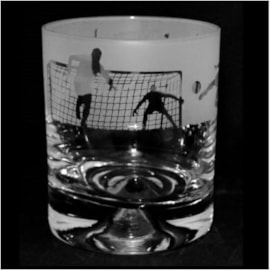 Animo Football Scene Whiskey Tumbler Animo Football Scene Whiskey Tumbler