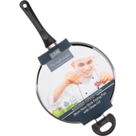 The Chefs Choice Non Stick  Fry Pan & Glass Lid The Chefs Choice Non Stick  Fry Pan & Glass Lid