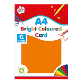 Act A4 12 Sheets Bright Card (FSC3-PACH/3)