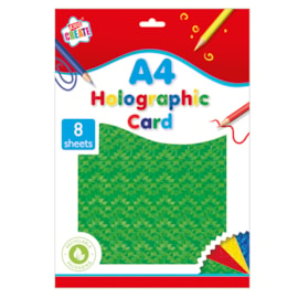 Act A4 8 Sheets Holographic Card 4 Colours (FSC3-PAHY/2)