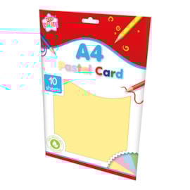 Act A4 10 Sheets Pastel Card Act A4 10 Sheets Pastel Card