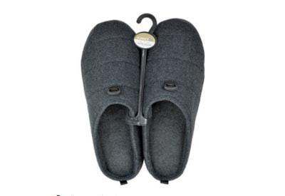 Ks Brands Mens Quilted Mule Charcoal Ks Brands Mens Quilted Mule Charcoal