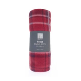 Tartan Red Fleece Throw 150cm Tartan Red Fleece Throw 150cm