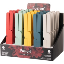 Fusion Twist Silicone Folding Trivet Mixed (FTSILTRIVCDU)