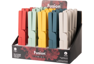 Fusion Twist Silicone Folding Trivet Mixed Fusion Twist Silicone Folding Trivet Mixed