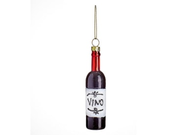 Glass Red Wine Bottle Hanging Dec Glass Red Wine Bottle Hanging Dec