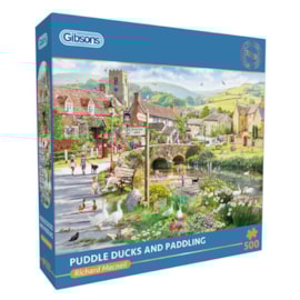 Gibsons Puddle Ducks & Paddling Puzzle 500 Gibsons Puddle Ducks & Paddling Puzzle 500