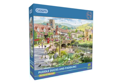 Gibsons Puddle Ducks & Paddling Puzzle 500 Gibsons Puddle Ducks & Paddling Puzzle 500