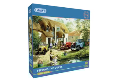 Gibsons Feeding The Ducks Puzzle 500