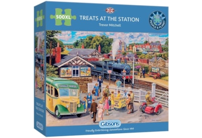 Gibsons Treats at the Station Xl Puzzle 500pc (G3556)
