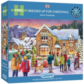 Gibsons Dressed Up For Christmas Puzzle Xl 500pc (G3558)
