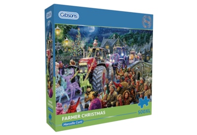 Gibsons Farmer Christmas (500Xl) Puzzle Gibsons Farmer Christmas (500Xl) Puzzle