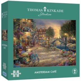 Gibsons Thomas Kinkade Amsterdam Cafe Puzzle 1000pc (G6308)