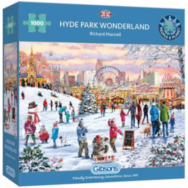 Gibsons Hyde Park In Winter Wonderland Puzzle 1000pc (G6372)